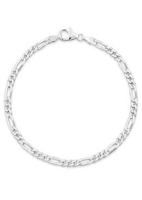 Firetti Herren Armband "Schmuck Geschenk Silber 925 Armschmuck Armkette Figarokette", 19, Silber 925 (Sterlingsilber), silber, Silber 925