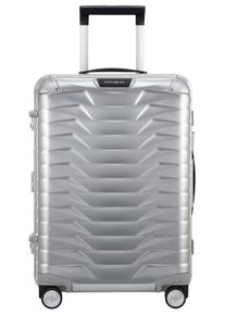 Samsonite Hartschalen-Trolley "PROXIS ALU, verschiedene Größen", silber, unifarben, klassisch, Koffer, Hartschalen-Koffer, Reisekoffer, Koffer,
