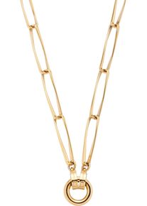Leonardo Damen Charm-Kette "Halskette Consenza Clip&Mix, 024442, 024443", Edelstahl, L: 70cm B: 8mm, gold, Edelstahl, B:8mm, Halsketten