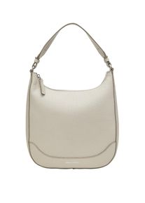 Marc O'Polo MARC O'POLO Damen Umhängetasche "aus genarbtem Rindleder", grau, Leder, unifarben, Taschen