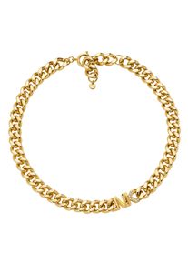Michael Kors Damen Panzerkette "PREMIUM, MKJ7835710", Metall, L: 43cm B: 11,5mm, gold, Metall, B:11,5mm, Halsketten, mit Zirkonia (synth.)