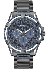 Guess Herren Multifunktionsuhr "KING", schwarz, Armbanduhren, Armbanduhr, Quarzuhr, Herrenuhr