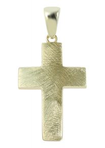 Adelia´s ADELIA ́S Damen Ketten-Anhänger "Neuheit 2025 - stilvoller Kreuz Anhänger aus 585 Gold", Gelbgold 585, gold, Gelbgold 585, Schmuckanhänger