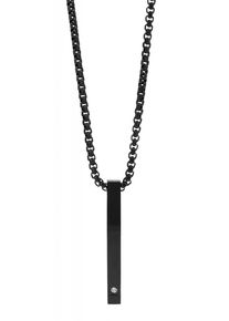 Adelia´s ADELIA ́S Damen Kette mit Anhänger "Neuheit 2025 - Unisex Edelstahl Halskette mit Anhänger", unbekannt, Edelstahl, schwarz, Edelstahl, Halsketten