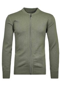 Ragman Herren Collegejacke, grün, Gr. XXXL, 97% Baumwolle 3% Elasthan, Jacken