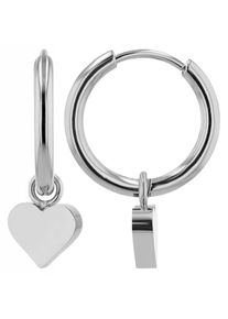 Adelia´s ADELIA ́S Damen Paar Ohrhänger, Damen, Edelstahl, silber, Edelstahl, Ohrringe