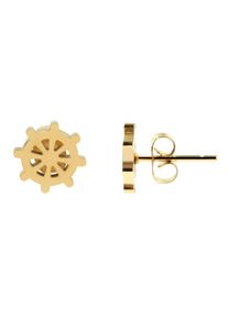 Adelia´s ADELIA ́S Damen Paar Ohrhänger "Neuheit 2025 - Damen Ohrstecker aus poliertem Edelstahl Ø 10 mm", Damen, Edelstahl, silber, Edelstahl, Ohrringe