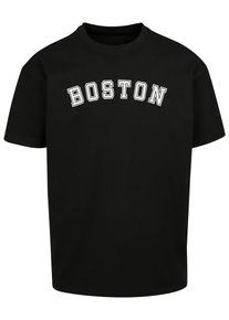 Merchcode Herren T-Shirt "Merchcode Herren Boston X Heavy Oversize Tee-BY102", schwarz, casual, Gr. XXL, bedruckt, 100% Baumwolle, Shirts