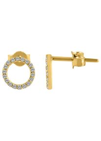 Adelia´s ADELIA ́S Damen Paar Ohrhänger, Damen, Gelbgold 375, gold, Gelbgold 375, Ohrringe