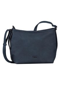Gabor Damen Umhängetasche "Malu", blau, Polyurethan, Polyurethan (PU), clean, gepflegt, unifarben, Taschen, aus weichem genarbtem Lederimitat mit