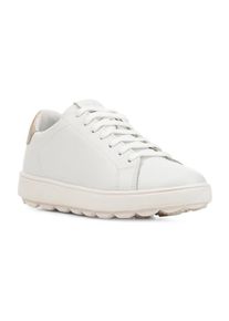 Geox Damen Sneaker "D SPHERICA ECUB-1 A", Gr. 40, gold, Leder, casual, Schuhe, mit Profilsohle, Freizeitschuh, Halbschuh, Schnürschuh