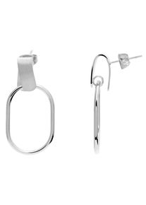 Adelia´s ADELIA ́S Damen Paar Ohrhänger "Neuheit 2025 - Damen Ohrstecker aus poliertem Edelstahl", Damen, Edelstahl, silber, Edelstahl, Ohrringe