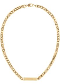 Tommy Hilfiger Herren Edelstahlkette "SS24 CLASH, 2790577, 2790578", Edelstahl, L: 61cm, gold, Edelstahl, Halsketten, mit Emaille