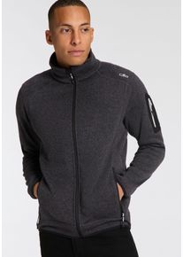 CMP Herren Strickfleecejackeero, glacier, sportlich, Gr. 54, Strick, Fleece, Obermaterial: 100% Polyester, Jacken, Wärmend & atmungsaktiv & schnell