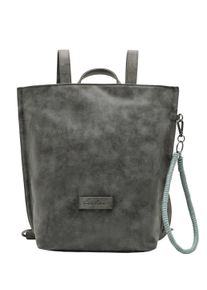 Cityrucksack "Fritzi33N", Fritzi aus Preussen, grau, Polyurethane, casual, Rucksäcke, mit abnehmbarer Schlüsselschlange