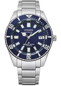 Citizen Herren Automatikuhr "Promaster Fujitsubo Mechanical Diver", silber, Armbanduhren, Armbanduhr, Mechanische Uhr, Herrenuhr, Titan, Saphirglas