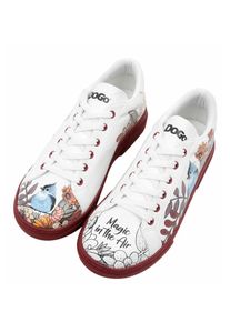 DOGO Damen Sneaker "Ace Sneakers Life Goes On Damen Sneaker / Female", Gr. 37weiß, weiß, braun, Lederimitat, casual, Schuhe, Vegan