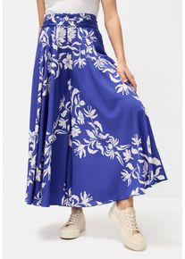 Lascana Damen Hosenrockcreme, royal bedruckt, modisch, Gr. 34, bedruckt, Web, Obermaterial: 100% Polyester, Röcke, mit Alloverprint