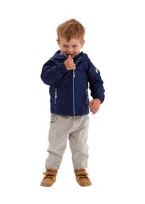 Killtec Kinder Softshelljacke "Mini Softshelljacke", blau, sportlich, Gr. 110, Oberstoff: Oberseite: 100% Polyester, Rückseite: 100% Polyester,