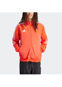 Herren Outdoorjacke "M TIRO TT Q1", rot, sportlich, Gr. XXL, adidas Sportswear, Obermaterial: 100% Baumwolle, Jacken