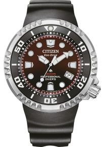 Citizen Taucheruhr "Promaster Professional Diver 300"schwarz, rot, Armbanduhren, Armbanduhr, Solar, Herrenuhr, analog, Tag, Batterie-Entladungsanzeige