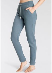 Vivance Jogginghose blau Gr. 32/34 für Damen. Mit Bindeband. Bequem