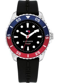 Tommy Hilfiger Kinder Quarzuhr "KIDS"schwarz, Armbanduhren, Armbanduhr, Edelstahlarmband, analog, ideal auch als Geschenk
