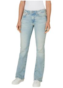 Pepe Jeans Damen Bootcut-Jeans "BOOTCUT LW"dirty bleached used, casual, Gr. 26, Denim/Jeans, Obermaterial: 99% Baumwolle, 1% Elasthan, Jeans