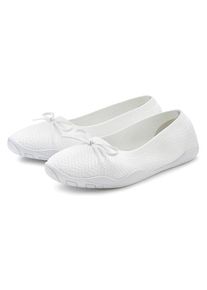 Lascana Sneaker Ballerinas weiß Gr. 36 für Damen