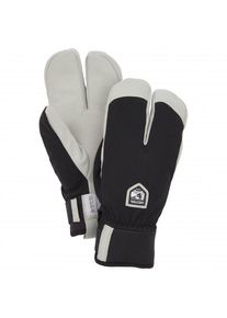 Hestra WS Wool Terry Split Mitt Handschuhe (Gr 9 |schwarz/grau)