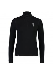 Mons Royale Cascade Merino Flex 200 1/4 Zip Merinounterwäsche Damen (Gr M |schwarz)