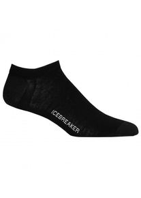 Icebreaker Lifestyle Fine Gauge No Show Multifunktionssocken Herren (Gr M |schwarz)