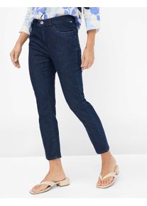 Brax Damen Five-Pocket-Hose Style CAROLA S CLEAN DARK BLUE, denim dunkelblau, Gr. 42