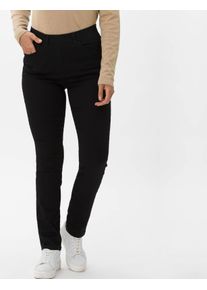 Raphaela by Brax Damen Five-Pocket-Hose Style LAVINA BLACK, denim schwarz, Gr. 36K