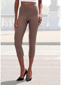 H.I.S. H.I.S Caprihose taupe Gr. 40/42 für Damen. Nachhaltig.