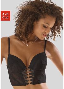 Lascana Corsage schwarz Gr. 70 Cup E für Damen