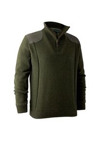 Deerhunter Carlisle Knit with Stormliner Softshellpullover Men (Gr XXL |oliv)
