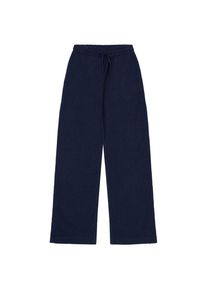 KnowledgeCotton Apparel Posey Mid-Rise Dobby Pant Freizeithose Damen (Gr M |blau)
