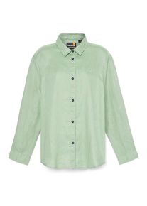 Bluse Timberland Linen Shirt Damen (Gr XL |grün)