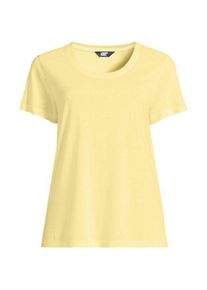 LANDS' END Shirt aus Leinenmix, Damen,  Gelb, by Lands' End