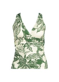LANDS' END Tankinitop mit V-Ausschnitt, Damen,  Wei&szlig;, Nylon-Mischung, by Lands' End