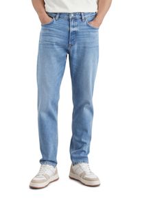 Marc O'Polo MARC O'POLO Herren Tapered-fit-Jeans "made with CIRCULOSE"essential mid blau wash, Gr. 32, unifarben, Obermaterial: 79% Baumwolle, 20% Viskose, 1%