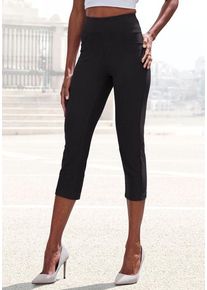 H.I.S. H.I.S Caprihose schwarz Gr. 32/34 für Damen. Nachhaltig.