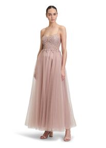 Vera Mont Damen Abendkleid "Vera Mont Abendkleid mit Stickerei"fawn, festlich, Gr. 32, Tüll, Obermaterial: 100% Polyamid. Futter: 100% Polyamid.,