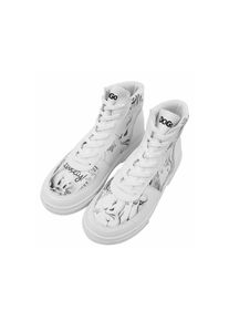 DOGO Damen Stiefelette "Ace Boots You're The Colour Of My Life Damen Boots / Female", Gr. 38, grau, Lederimitat, Schuhe, Vegan