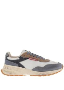 Dsquared2 Low-Top Sneaker - Mesh And Leather Sprinter Sneakers With Logo - Gr. 40,5 (EU) - in Beige - für Damen