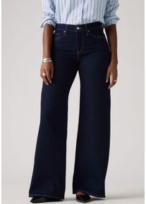 Levi's LEVI'S Damen Weite Jeans "Jeans 318 SHAPING"schwarzest sky, casual, Gr. 32, Denim/Jeans, Obermaterial: 80% Baumwolle, 19% Polyester, 1% Elasthan,
