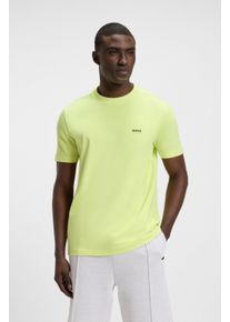BOSS Green Herren Rundhalsshirt "Tee"light, pastel grün337, casual, Gr. XXL, Single Jersey, Obermaterial: 95% Baumwolle, 5% Elasthan, Shirts, mit
