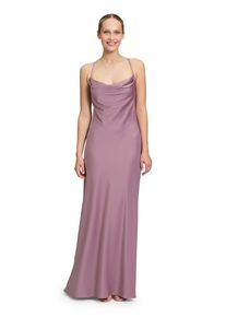 Vera Mont Damen Abendkleid "Vera Mont Abendkleid mit Wasserfallausschnitt"powder lila, feminin, Gr. 40, Obermaterial: 97% Polyester, 3% Elasthan.