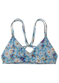 Patagonia Reversible Seaglass Bay Top Bikini-Top Damen Schwimmen (Gr XS |bunt)